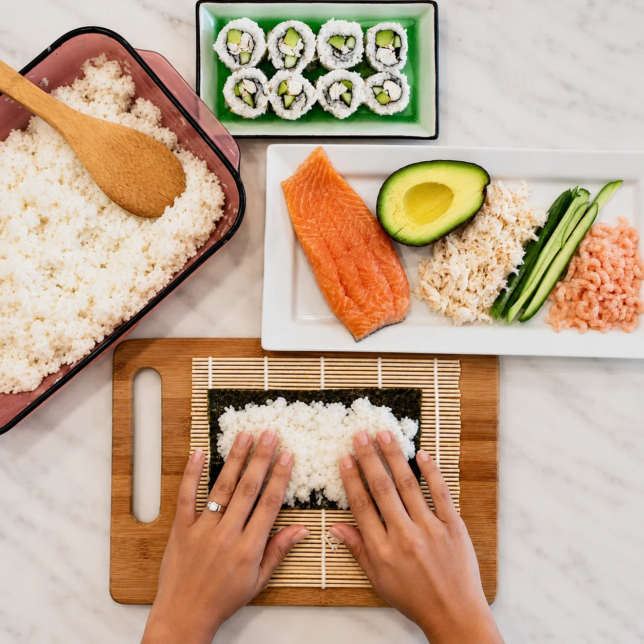 The Sushi Night Kit | Sushi Making Kit With Fish and Veg