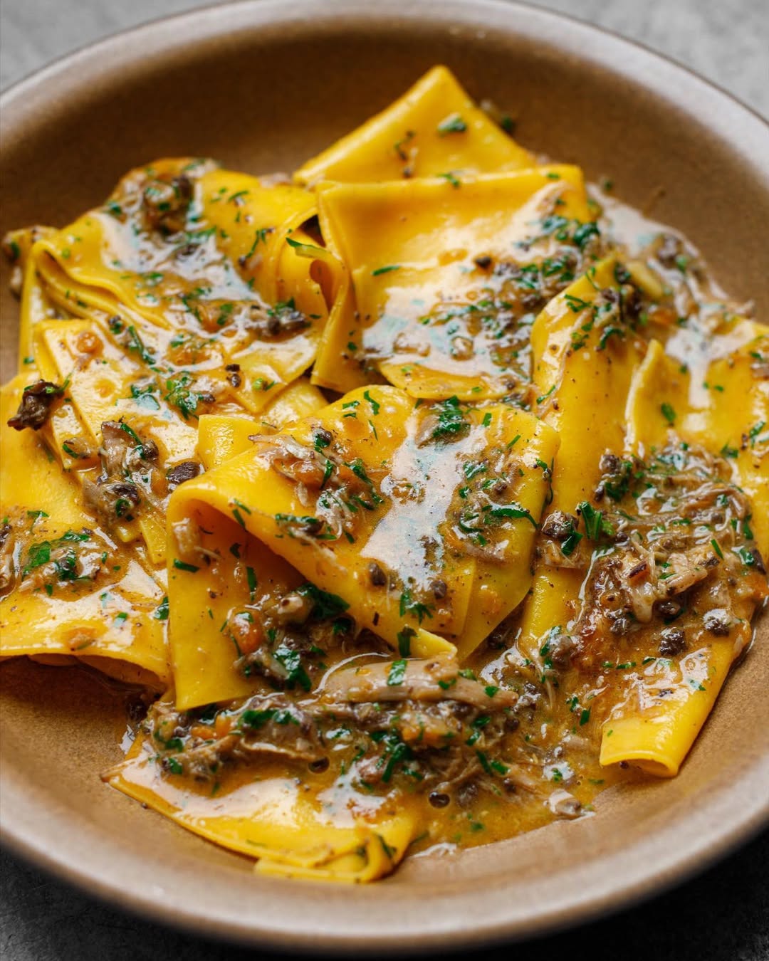 Fazzoletti with Duck Ragu (dry aged Duck)