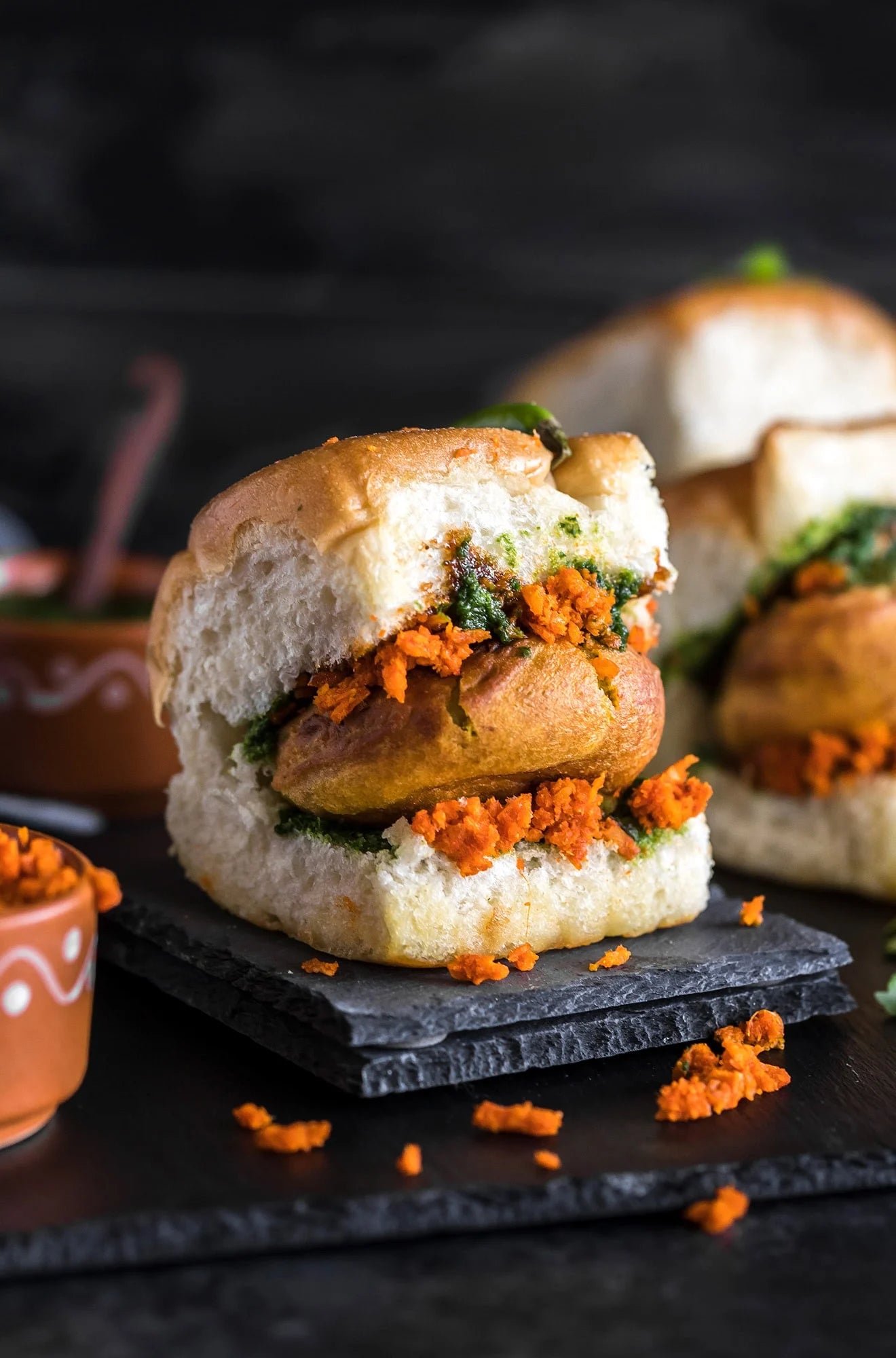 No Oil Guilt Feee Vada Pav 1x
