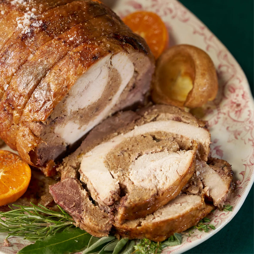 Luxury 4  Bird Roast - Goose - Duck -Pheasant - Squab Pigeon -  20th Dec Delivery