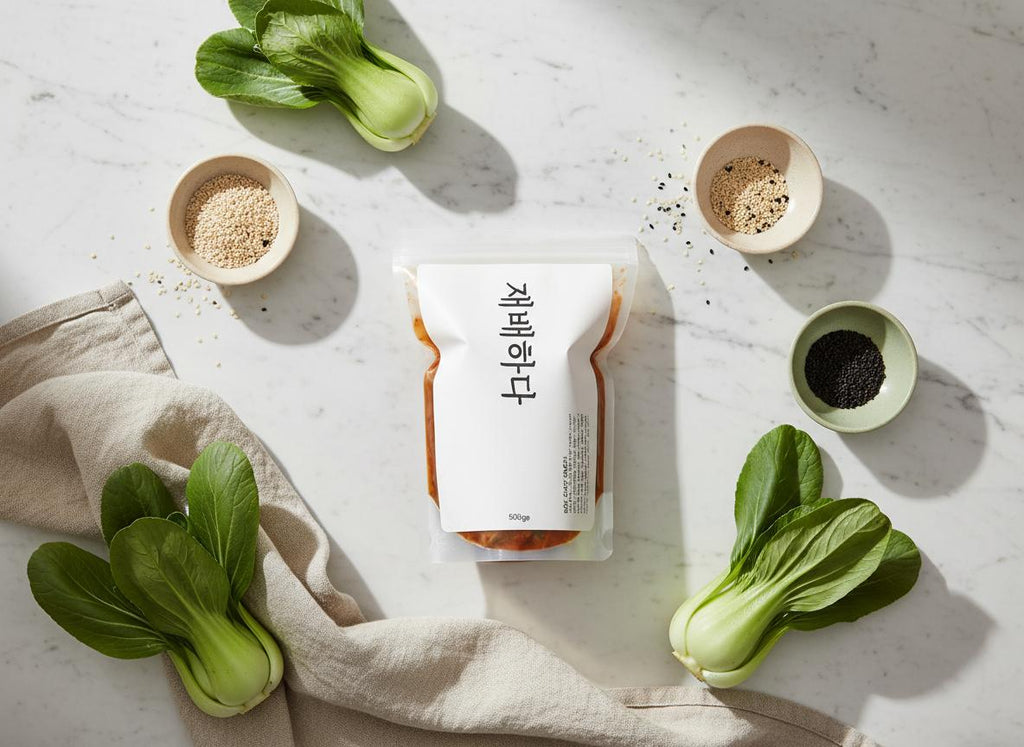 Bok Choi Kimchi - 500g Traditional Unpasteurised Live Fermented Kimchi | Organic |