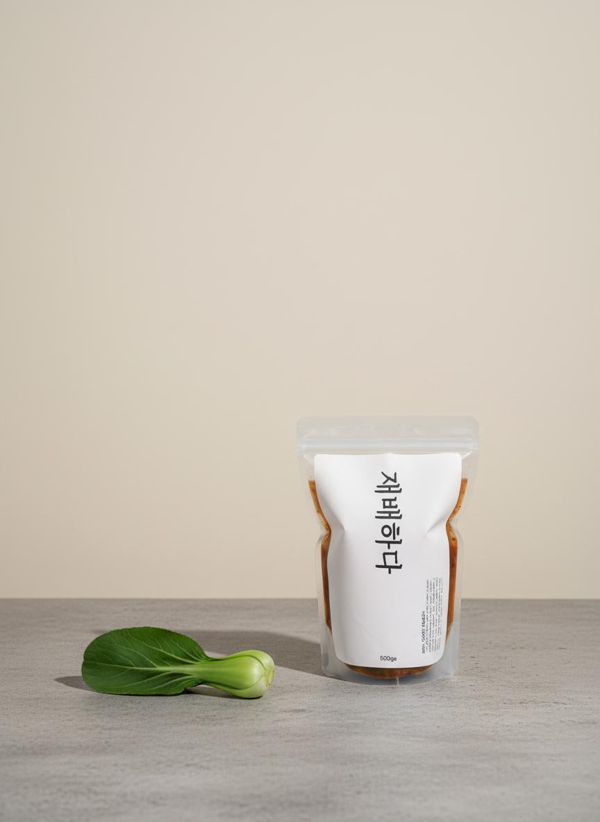 Bok Choi Kimchi - 500g Traditional Unpasteurised Live Fermented Kimchi | Organic |
