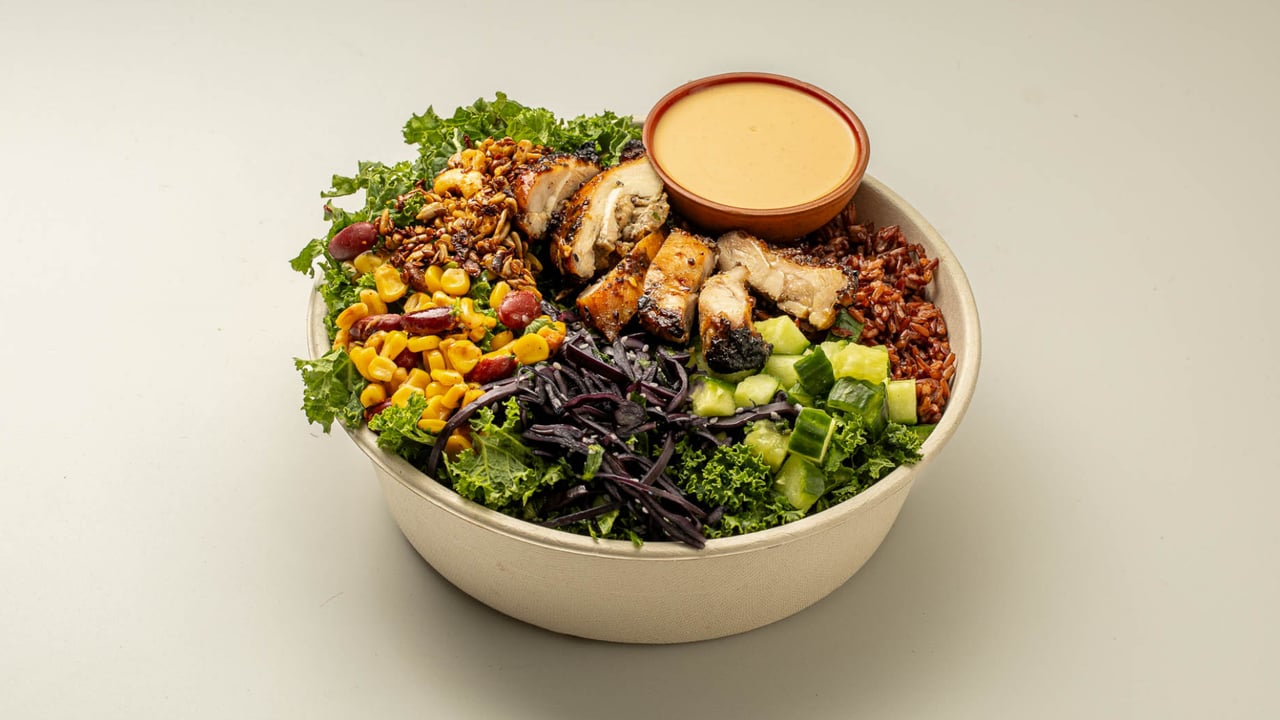 Moroccan Spiced Pearl Couscous Salad With Tahini Dressing