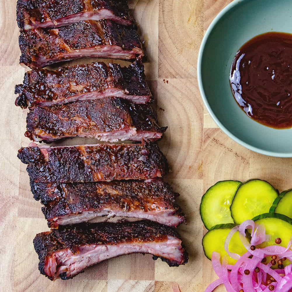 Slow Cooked Texas Style Ribs 2 racks (800 by Flayvr